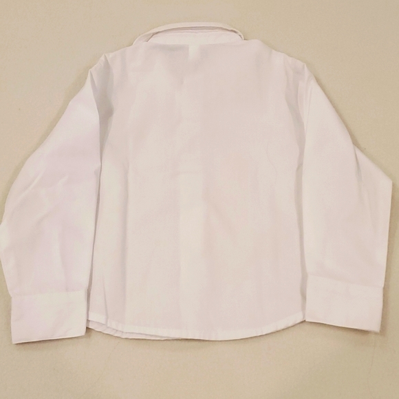 White Long Sleeve Button Down Shirt - Picture 4 of 4